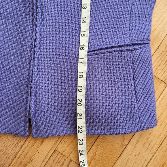 Talbots Collection Wool Jacket Wool Lined Purple Soft Zip Up 10P - Picture 14 of 15